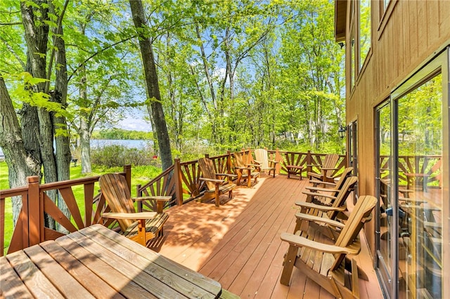 2555 County Highway 22, Richfield, NY 13439 - deck featuring a water view