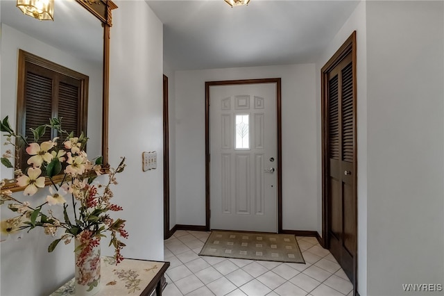 4640 Pine Mnr Unit W, Clarence, NY 14031 - entryway featuring light tile patterned floors and baseboards