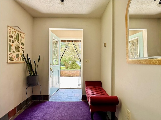 25 Woodside Ave, Oneonta-City, NY 13820 - foyer with a textured ceiling and arched walkways