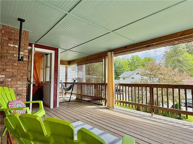 25 Woodside Ave, Oneonta-City, NY 13820 - view of wooden deck
