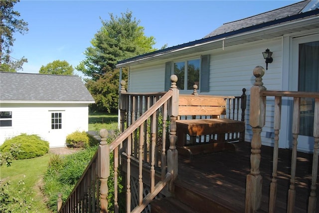202 Birch St, Kane-Borough, PA 16735 - view of wooden deck