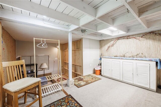 4255 Parish Hill Rd, Italy, NY 14512 - finished below grade area featuring carpet floors