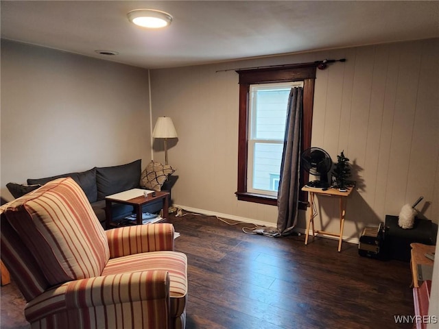 158 Keil St, North Tonawanda, NY 14120 - sitting room featuring wood finished floors and baseboards