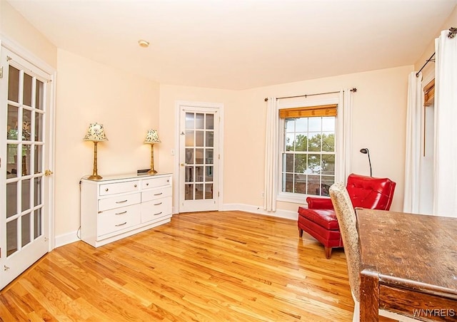 4786 Ormonde Dr, Cazenovia, NY 13035 - living area featuring light wood-style floors and baseboards