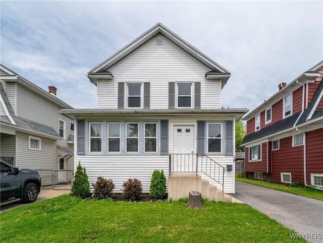 19 Mayville Ave, Tonawanda-Town, NY 14217 - view of front of home featuring a front lawn