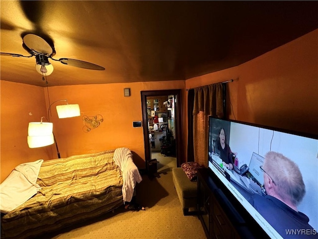 360 Watson St, Buffalo, NY 14212 - carpeted bedroom featuring a ceiling fan