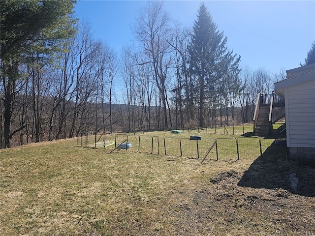 2968 County Highway 11, Hartwick, NY 13348 - view of yard featuring stairway
