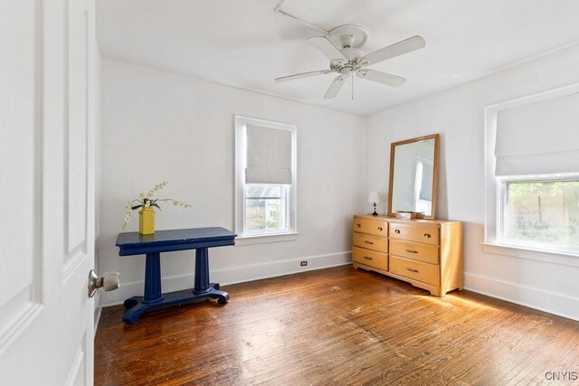 173 Mosley Dr Unit 1, Syracuse, NY 13206 - bedroom with multiple windows, wood-type flooring, and baseboards