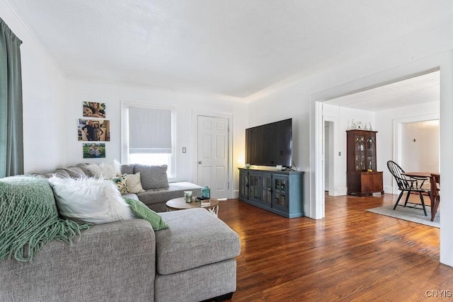 173 Mosley Dr Unit 1, Syracuse, NY 13206 - living room with wood finished floors and ornamental molding