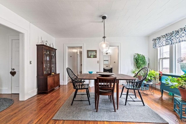 173 Mosley Dr Unit 1, Syracuse, NY 13206 - dining space featuring wood finished floors and baseboards