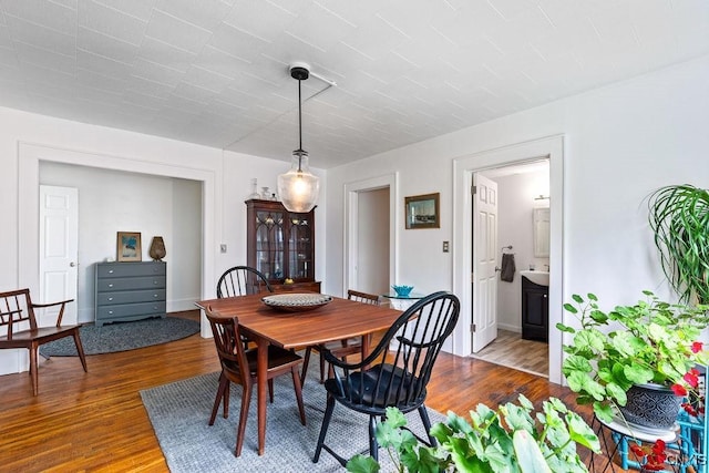 173 Mosley Dr Unit 1, Syracuse, NY 13206 - dining area featuring wood finished floors