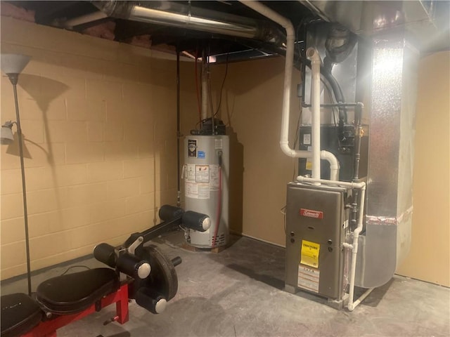 6 Gemini Cir, Gates, NY 14606 - utilities with gas water heater and heating unit