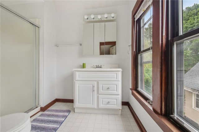 865 Harvard St, Rochester, NY 14610 - full bathroom with plenty of natural light, vanity, and a shower stall
