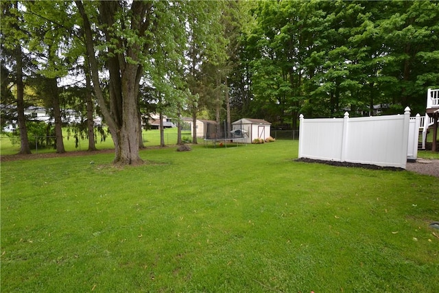 2314 Vandy Dr, Macedon, NY 14522 - view of yard featuring a trampoline