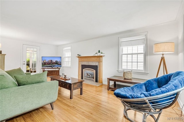 370 Mount Vernon Rd, Amherst, NY 14226 - living area with a tiled fireplace and light wood finished floors