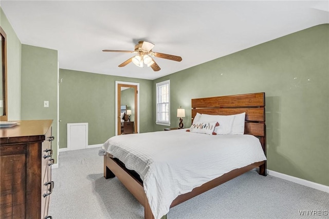 370 Mount Vernon Rd, Amherst, NY 14226 - bedroom featuring carpet, baseboards, and ceiling fan