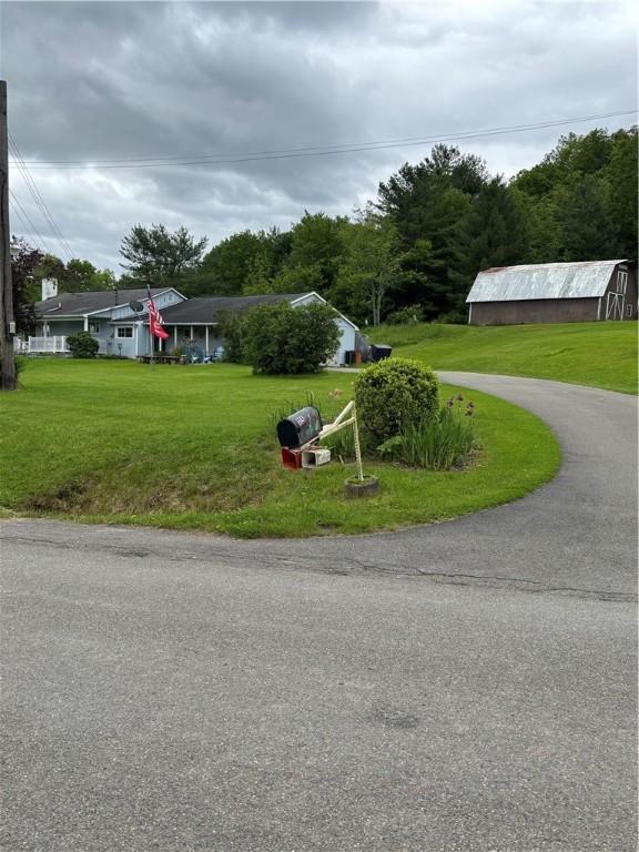 115 Depew Rd, Tioga, NY 13734 - view of front facade with a front yard