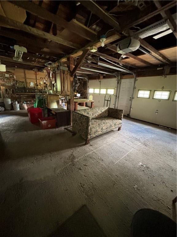 115 Depew Rd, Tioga, NY 13734 - garage featuring a garage door opener