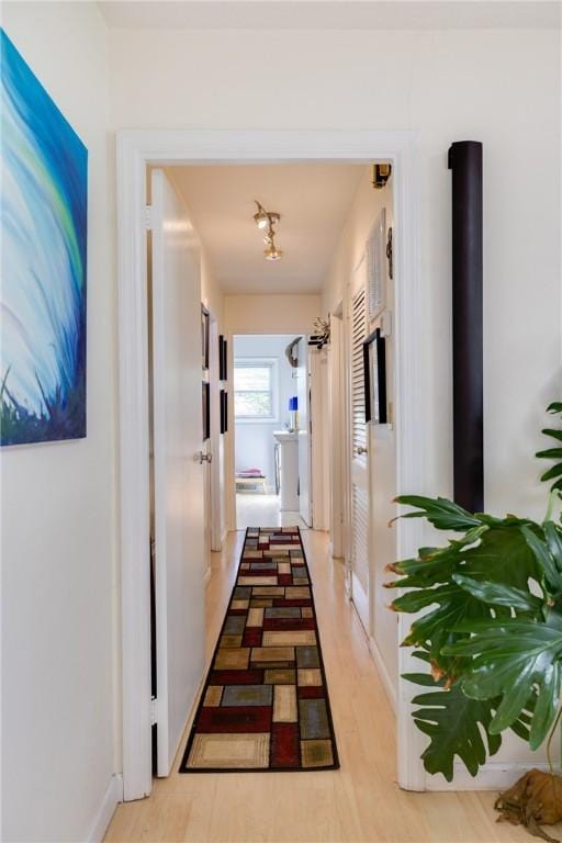 2804 Westinghouse Rd, Horseheads, NY 14845 - corridor featuring light wood-style floors and baseboards