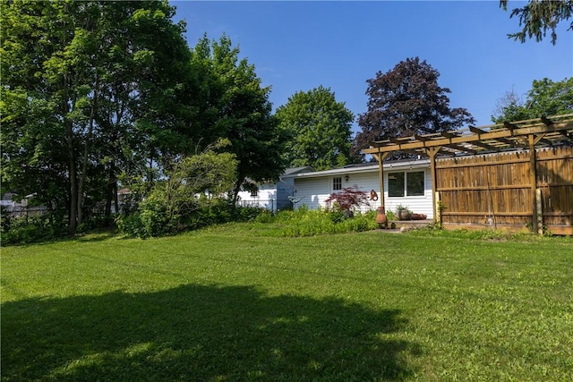 2804 Westinghouse Rd, Horseheads, NY 14845 - view of yard featuring a pergola