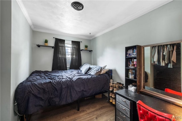 30 Bakeman St, Fulton, NY 13069 - bedroom with wood finished floors and crown molding