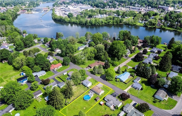 30 Bakeman St, Fulton, NY 13069 - drone / aerial view of a large body of water and a notable bridge