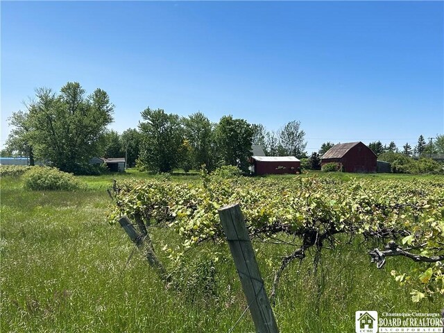12298 Alleghany Rd, Hanover, NY 14136 - view of yard with an outbuilding and a view of countryside