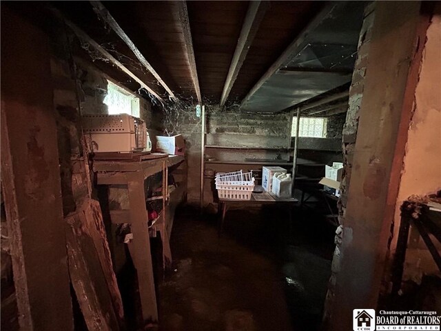12298 Alleghany Rd, Hanover, NY 14136 - miscellaneous room with unfinished concrete flooring