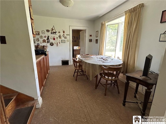 12298 Alleghany Rd, Hanover, NY 14136 - dining space with carpet floors