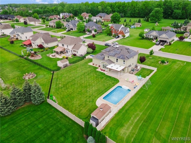 3906 Ontario Dr, Wheatfield, NY 14120 - aerial view of residential area with a pool