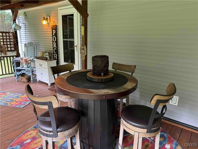 30 Treehaven Rd, Wethersfield, NY 14066 - view of wooden terrace