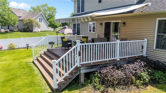 1660 Shallow Creek Trl, Webster, NY 14580 - wooden deck with a yard