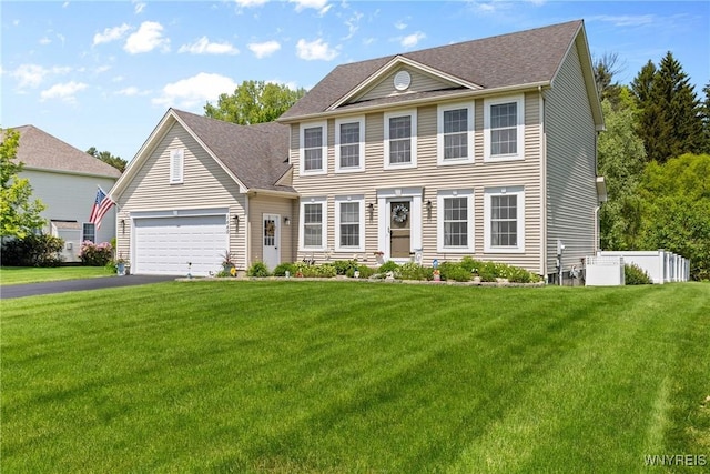 1660 Shallow Creek Trl, Webster, NY 14580 - colonial home with a shingled roof, driveway, and an attached garage