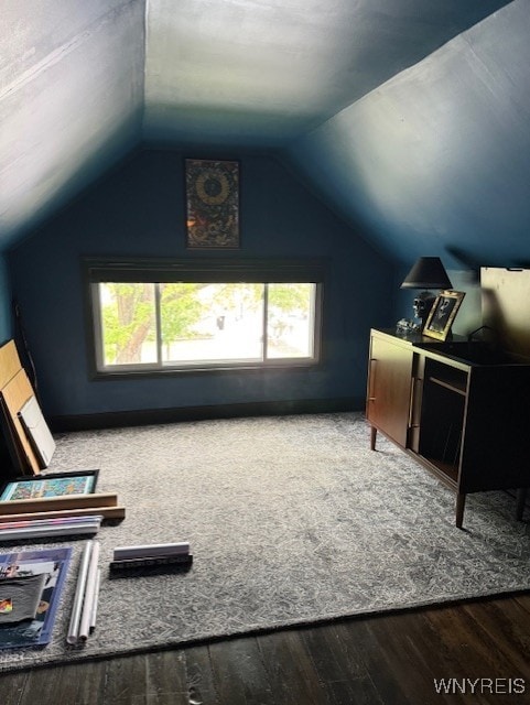 244 Parkwood Ave, Tonawanda-Town, NY 14217 - bonus room featuring lofted ceiling and wood finished floors