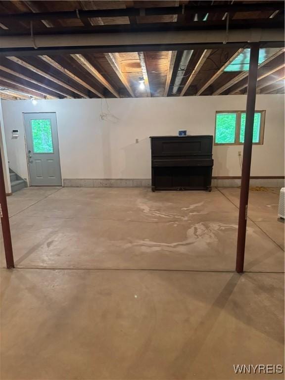 8654 Rochester Rd, Royalton, NY 14067 - basement with stairway