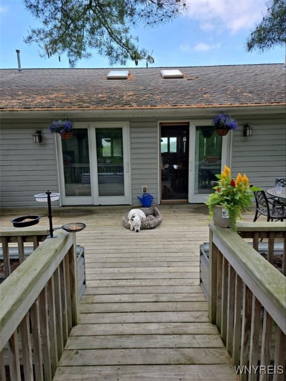 8654 Rochester Rd, Royalton, NY 14067 - view of wooden terrace
