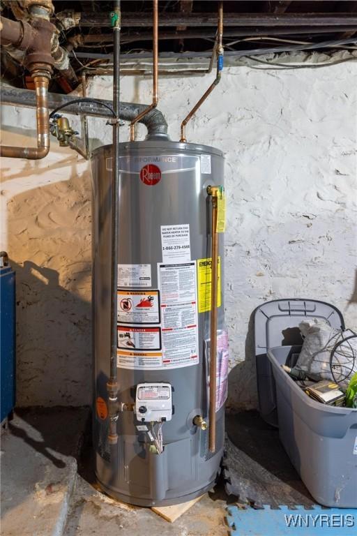 2654 Main St, Newfane, NY 14108 - utility room with water heater