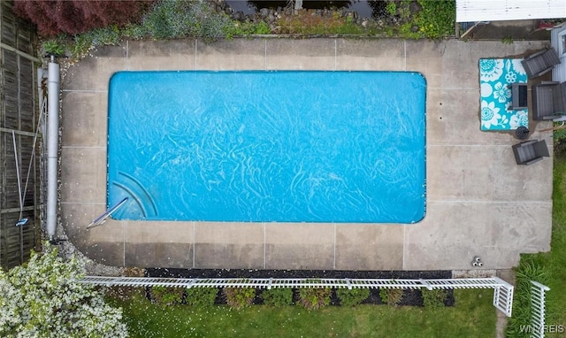 2654 Main St, Newfane, NY 14108 - drone / aerial view of a pool area