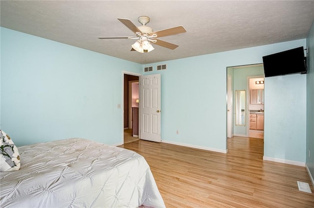65 Geraldine Pkwy, Gates, NY 14624 - bedroom with light wood finished floors, baseboards, and ceiling fan