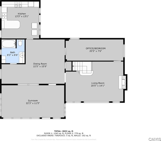 5199 W Lake Rd, Fleming, NY 13021 - room layout