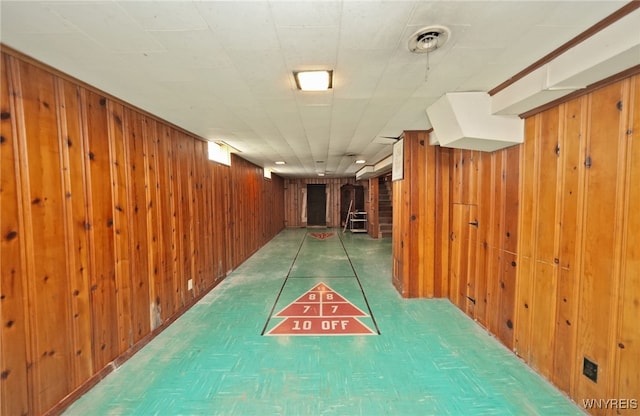 1104 98th St, Niagara Falls, NY 14304 - hallway with wood walls