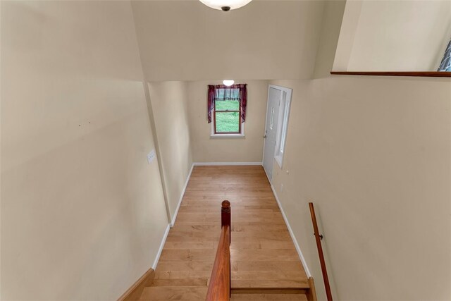 2556 County Highway 22, Richfield, NY 13439 - stairs featuring wood-type flooring and baseboards