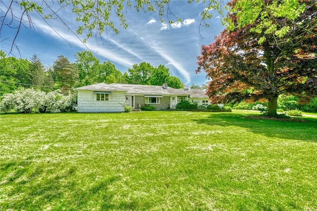 492 Drumm Rd, Webster, NY 14580 - rear view of house featuring a yard