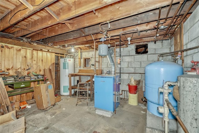 492 Drumm Rd, Webster, NY 14580 - utilities featuring water heater and a heating unit
