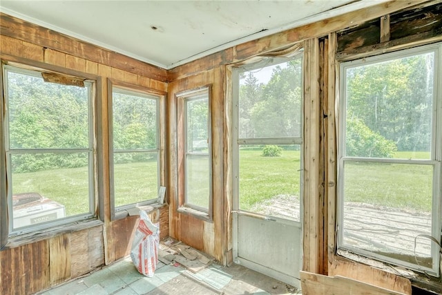 492 Drumm Rd, Webster, NY 14580 - sunroom with healthy amount of natural light and wood walls