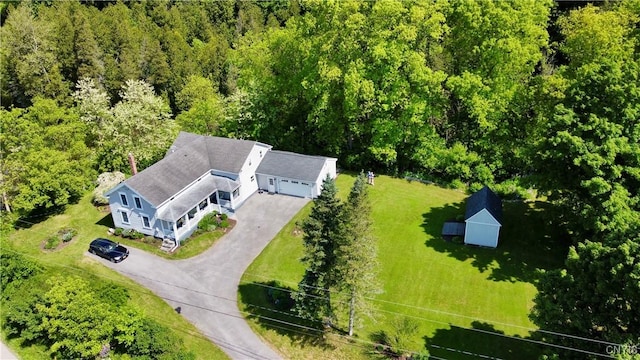 3228 Cedarvale Rd, Onondaga, NY 13120 - view from above of property