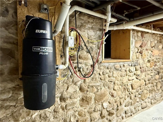 3228 Cedarvale Rd, Onondaga, NY 13120 - utility room featuring a central vacuum unit