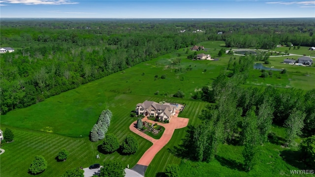 35 Pinegrove Ct, Elma, NY 14059 - overview of rural landscape featuring a forest