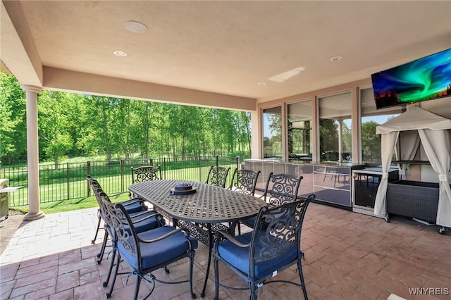 35 Pinegrove Ct, Elma, NY 14059 - view of patio with outdoor dining area