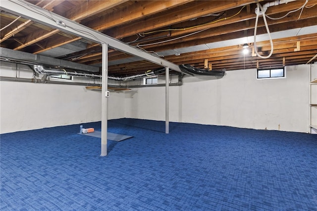 62 E Park Rd, Pittsford, NY 14534 - basement with carpet